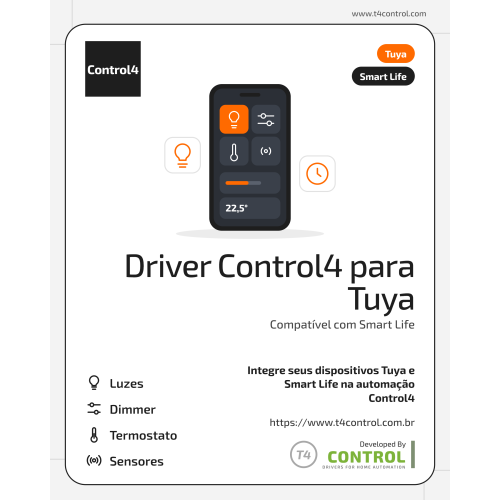 Tuya SmartLife Driver para Control4 Tuya SmartLife Driver para Control4
